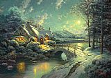 Christmas Moonlight by Thomas Kinkade